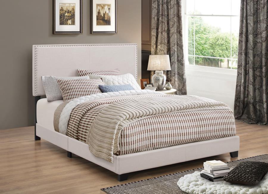 Boyd - Upholstered Panel Bed by CoasterEveryday | Bel Furniture