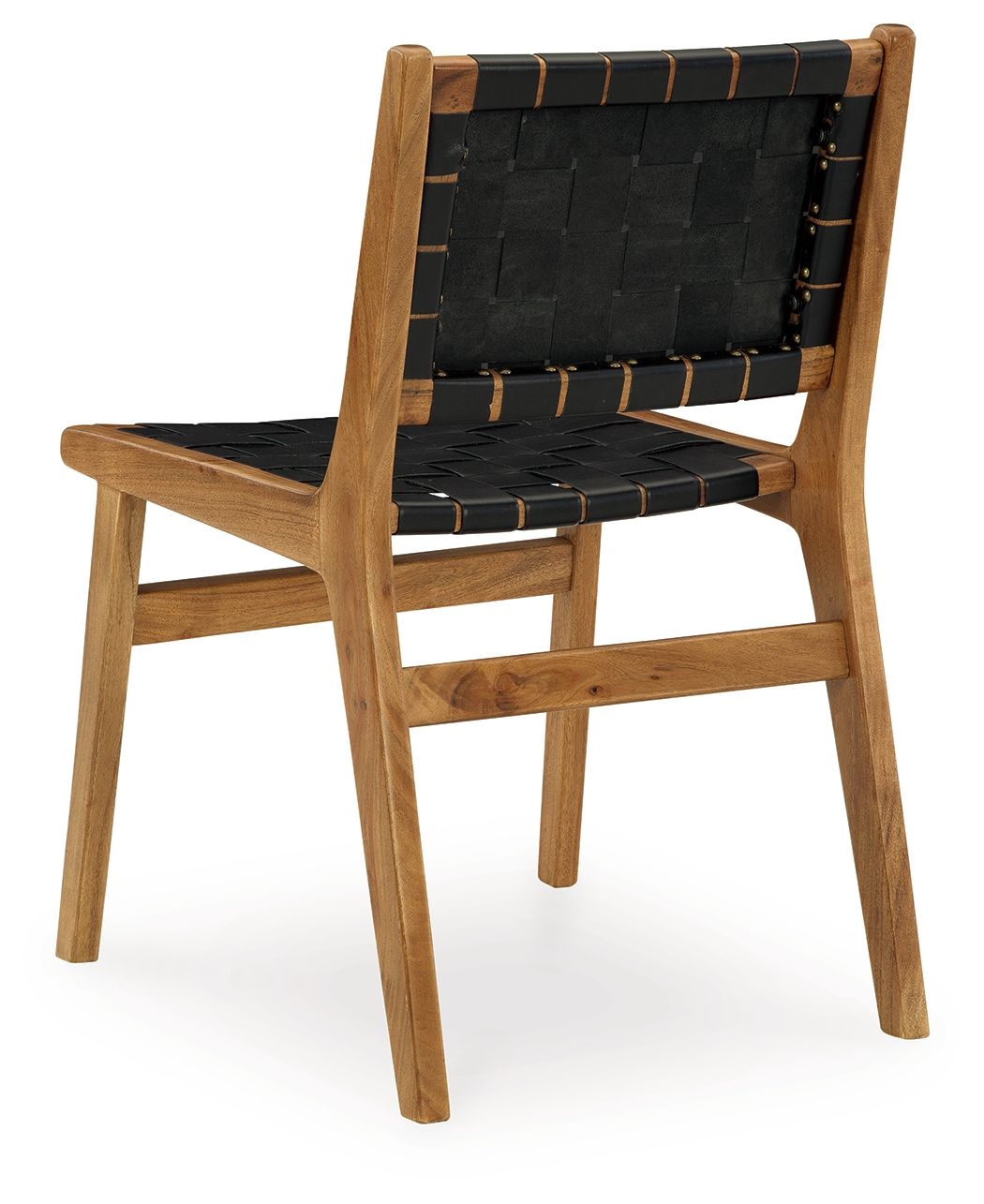 Fortmaine - Brown / Black - Dining Room Side Chair (Set of 2) by Signature Design by Ashley® | Bel Furniture