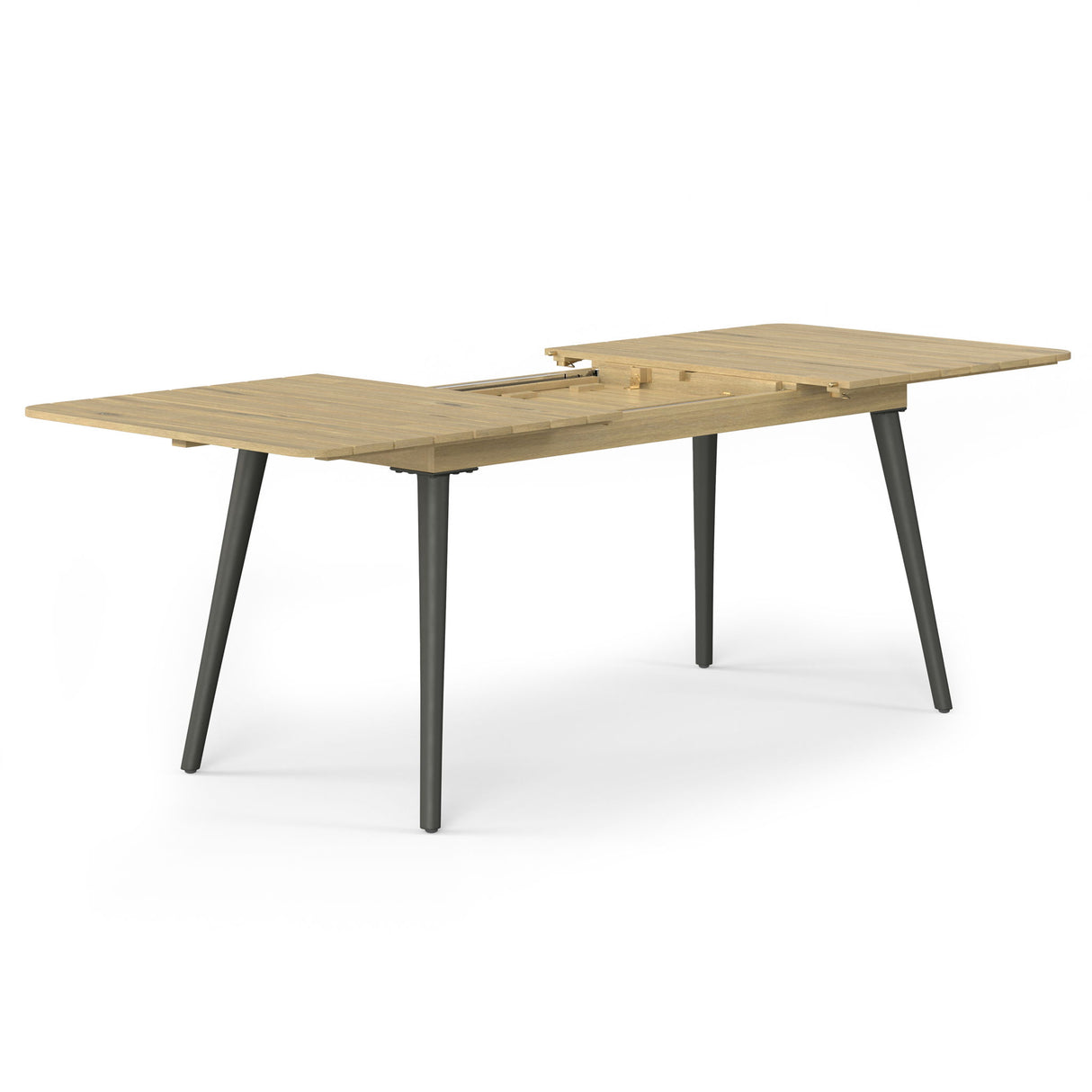 Beachside - Outdoor Extendable Dining Table - Light Teak by Simpli-Home | Bel Furniture