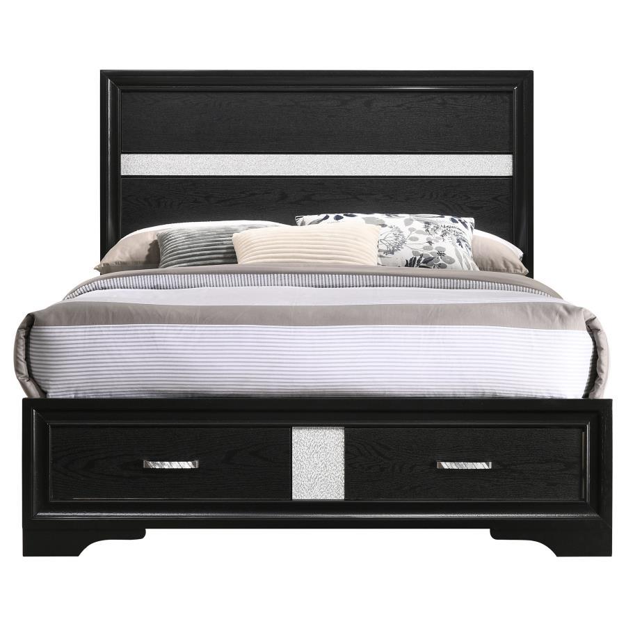 Miranda - Wood Storage Panel Bed by CoasterEveryday | Bel Furniture