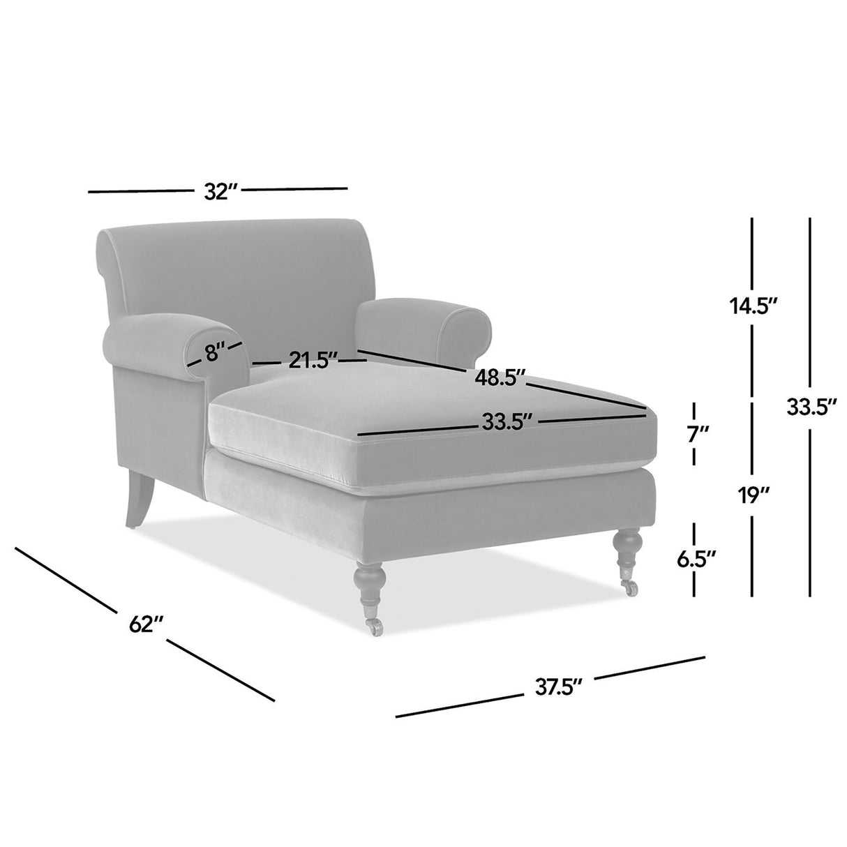 Alana Lawson - Chaise Lounge Chair - Olive Green by Jennifer Taylor Home | Bel Furniture