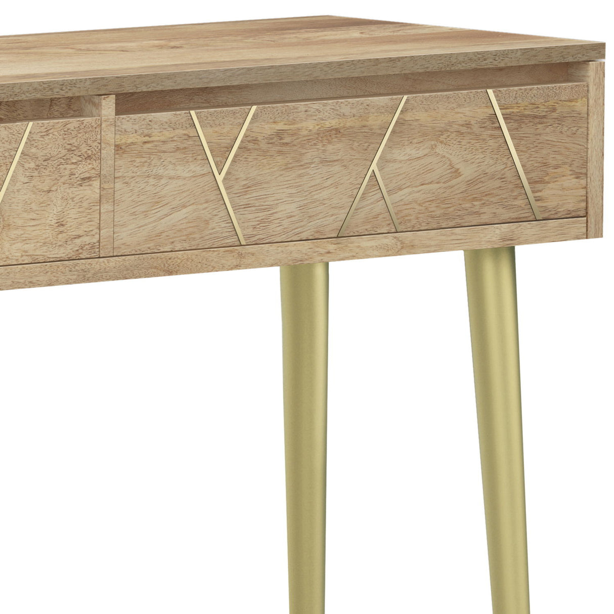 Jager - Console Table - Natural by Simpli-Home | Bel Furniture