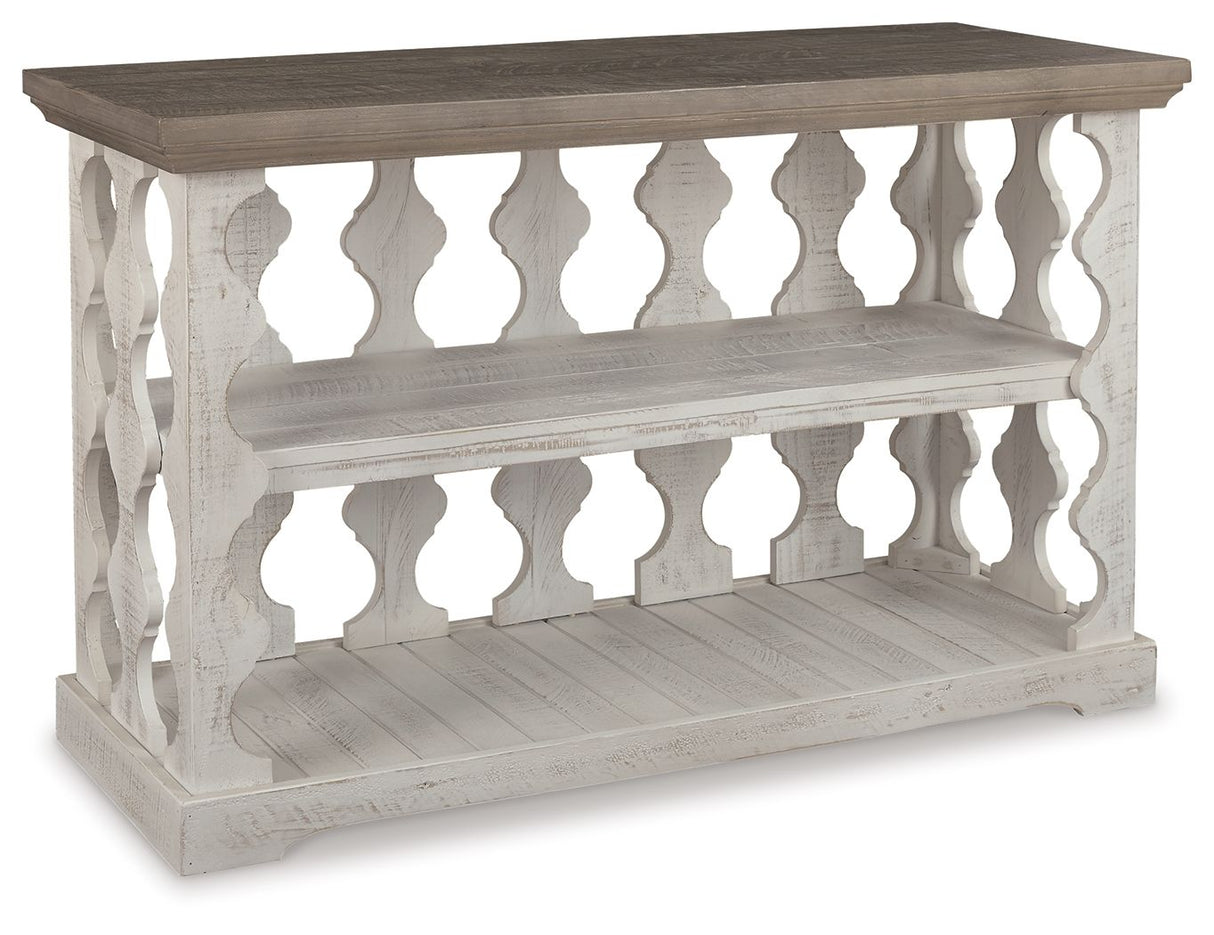 Havalance - Console Sofa Table - Gray / White