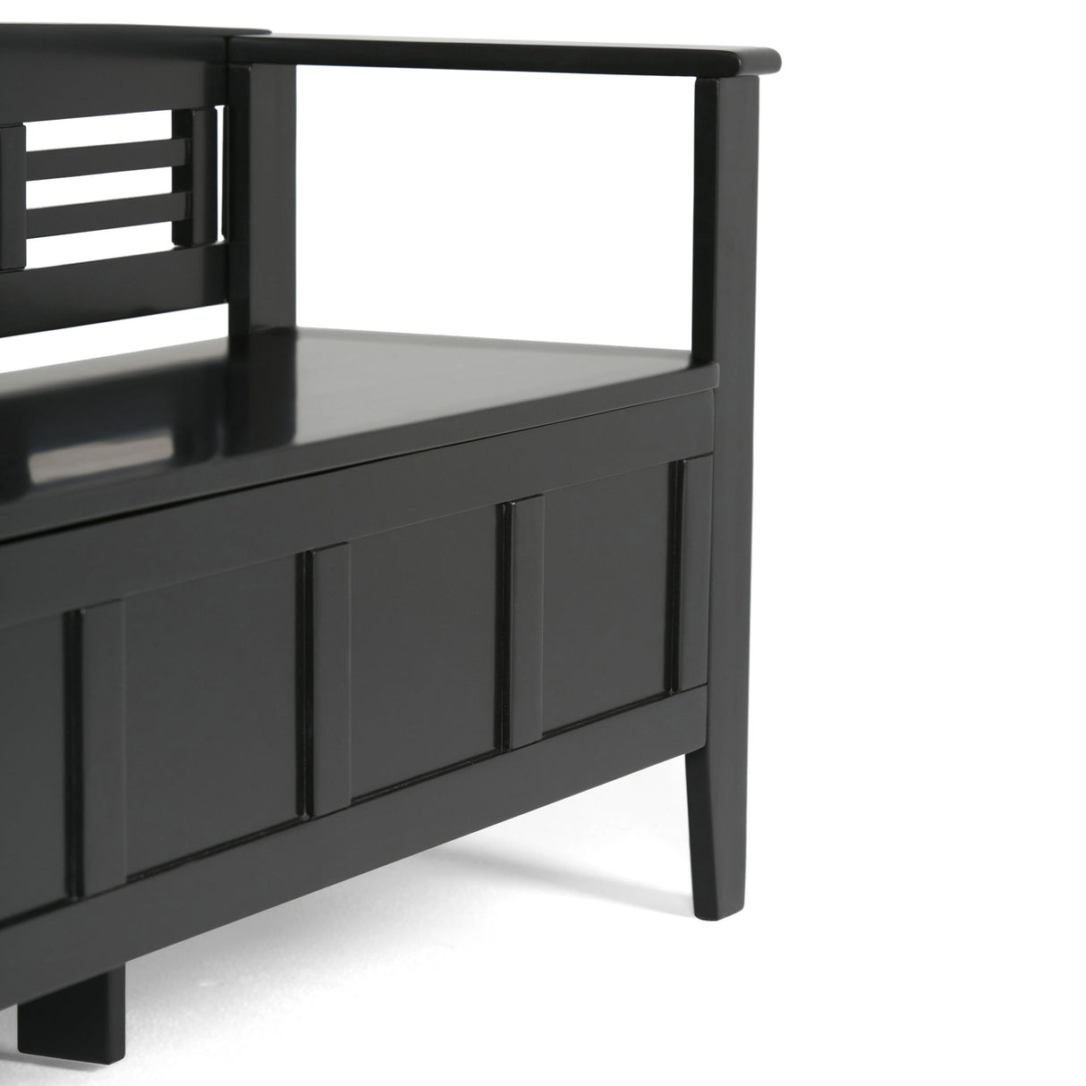 Adams - Entryway Storage Bench Handcrafted by Simpli-Home | Bel Furniture