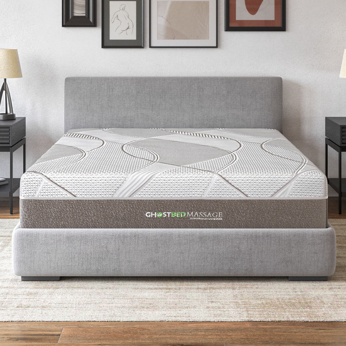 12" Profile Massage Mattress by GhostBed | Bel Furniture