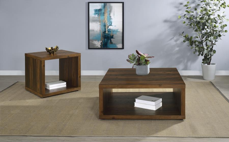Frisco - Square Engineered Wood Coffee Table by CoasterEveryday | Bel Furniture