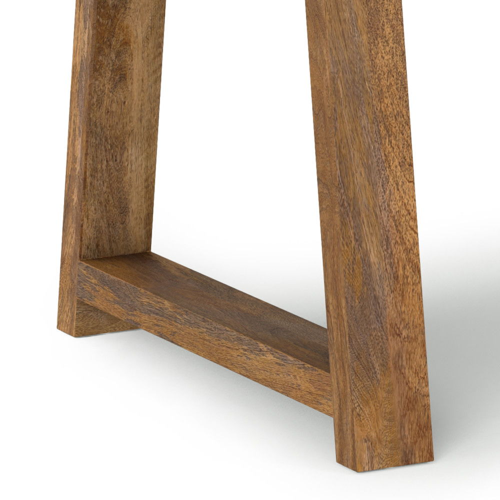 Whitley - Dining Table In Burnt Wax - Brown by Simpli-Home | Bel Furniture