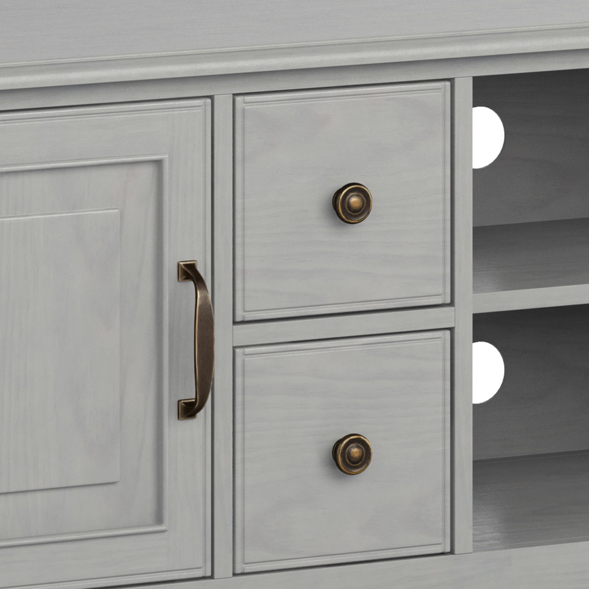 Connaught - Wide TV Stand by Simpli-Home | Bel Furniture