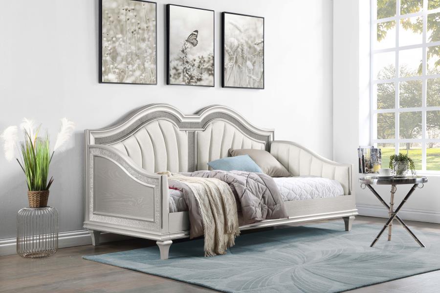 Evangeline - Upholstered Twin Daybed - Silver Oak by Coaster Fine Furniture | Bel Furniture