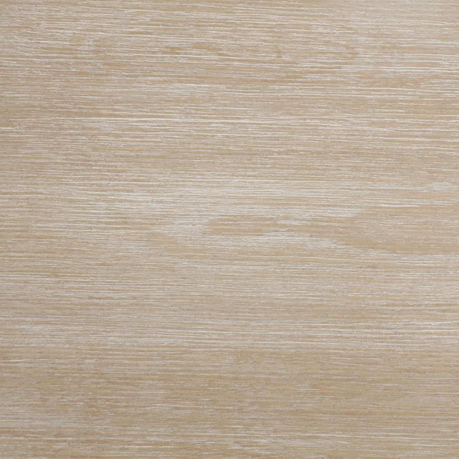 Trofello - Round Pedestal Dining Table - White Washed by Coaster Fine Furniture | Bel Furniture