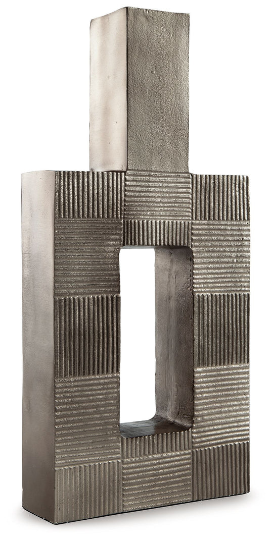 Wrengrove - Vase Dark Gray 10"W x 3"D x 21"H by Signature Design by Ashley® | Bel Furniture