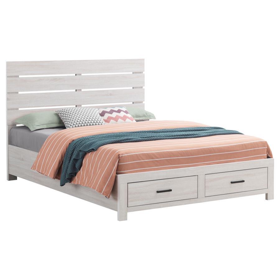 Brantford - Wood Storage Panel Bed by CoasterEveryday | Bel Furniture