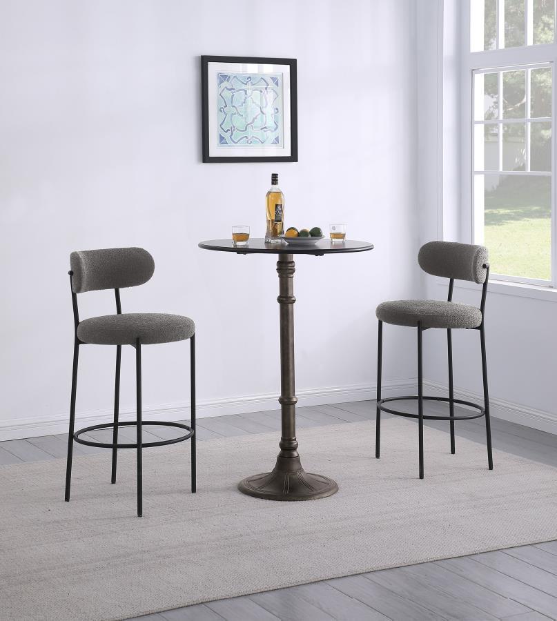 Viola - Boucle Upholstered Bar Stool (Set of 2) by Coaster Fine Furniture | Bel Furniture
