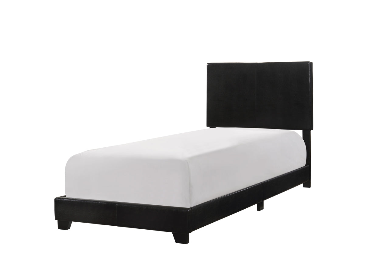 Erin - Bed Black Twin by Crown Mark | Bel Furniture