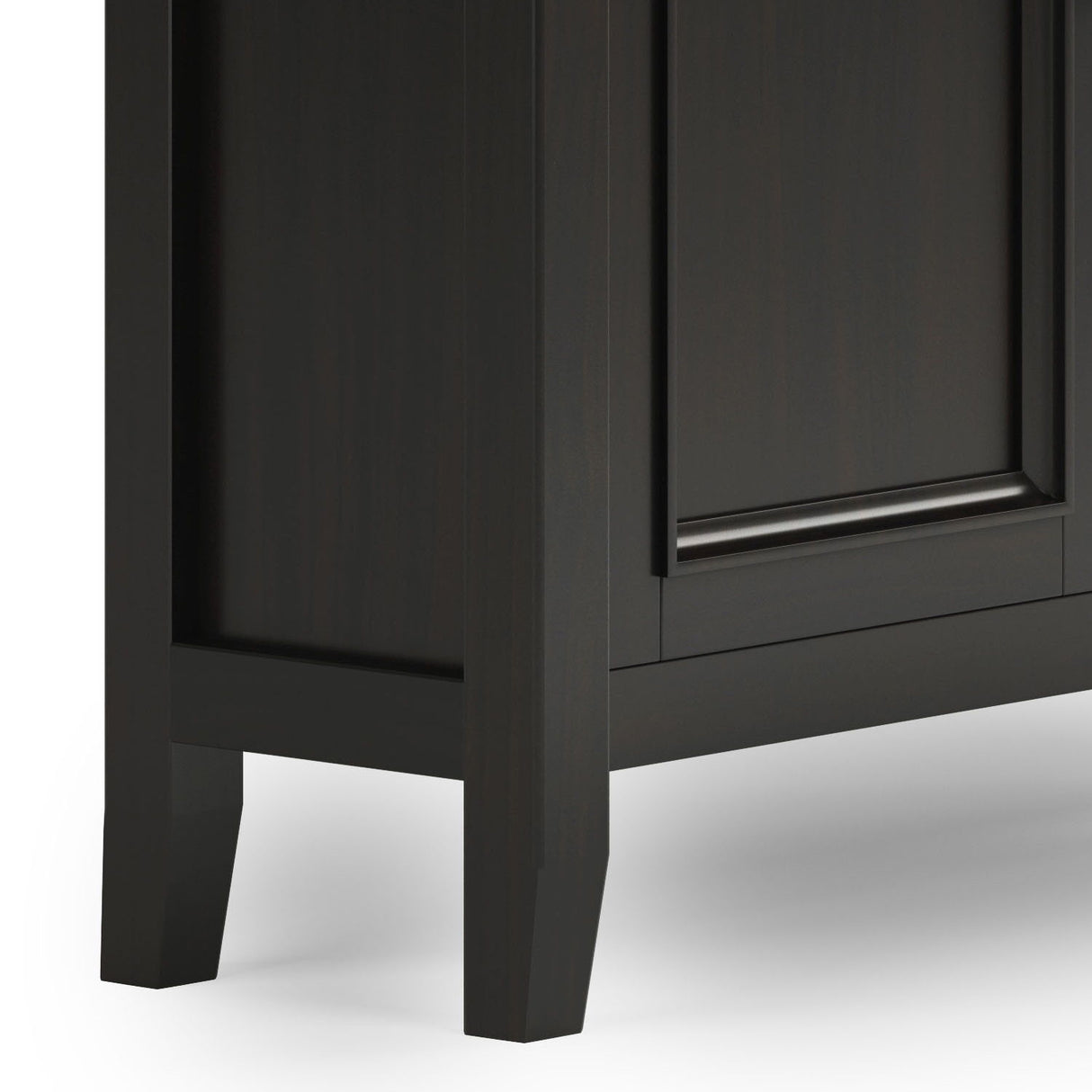 Amherst - Entryway Storage Cabinet - Hickory Brown by Simpli-Home | Bel Furniture