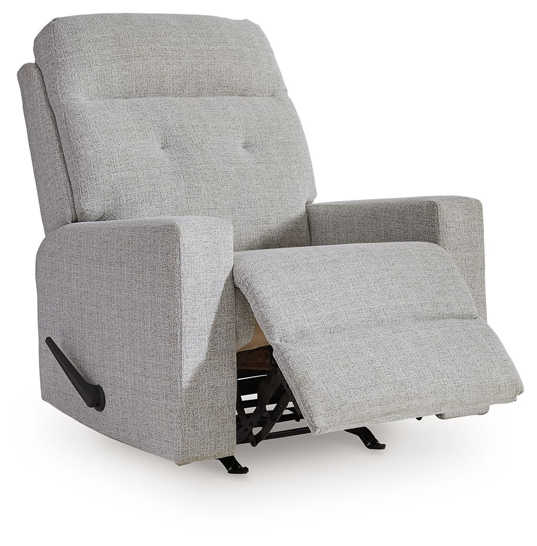 Skillins - Stone - Rocker Recliner by Signature Design by Ashley® | Bel Furniture