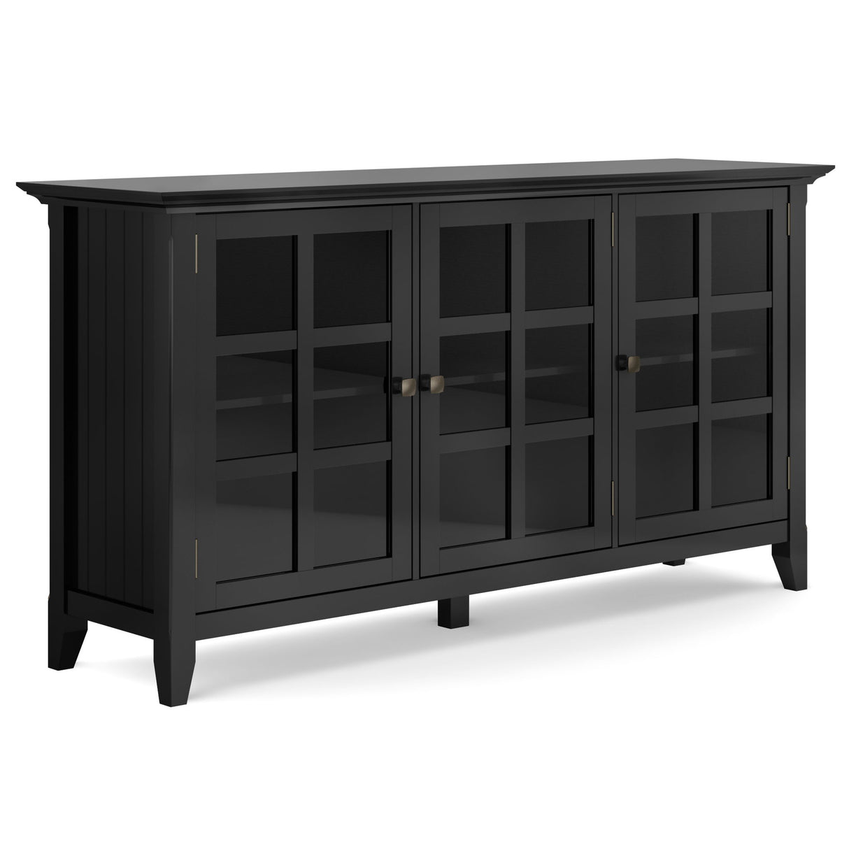 Acadian - Wide Storage Cabinet Handcrafted by Simpli-Home | Bel Furniture