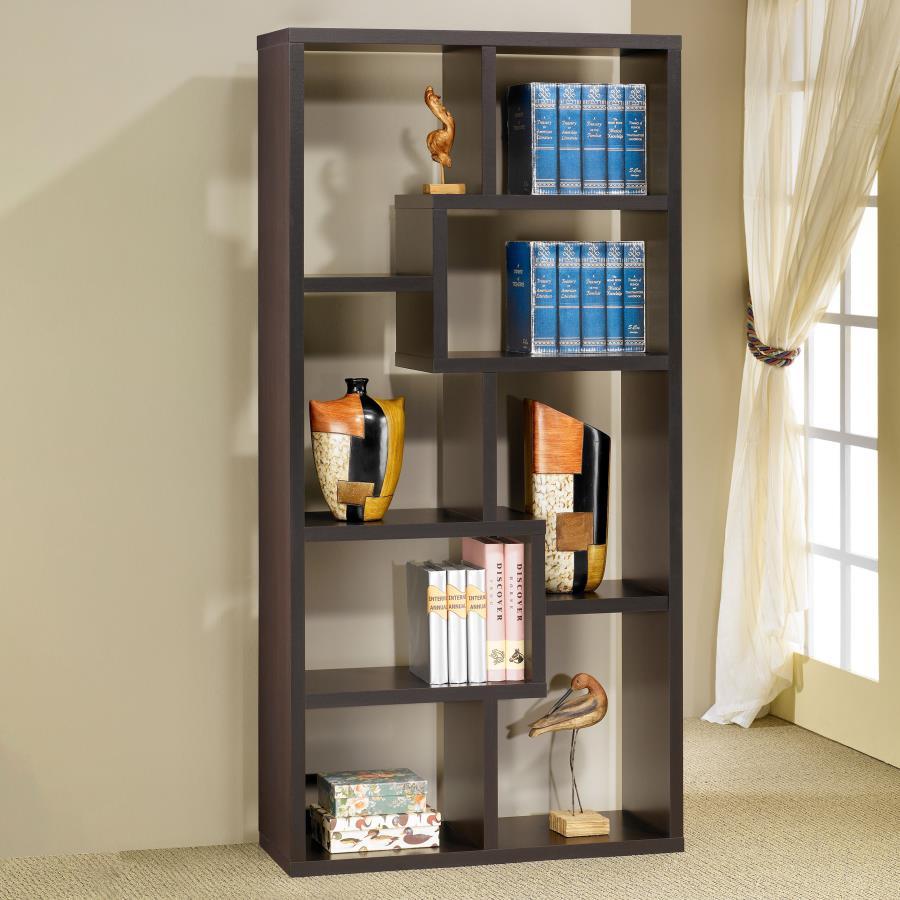 Theo - 6-Shelf Bookshelf by CoasterEveryday | Bel Furniture