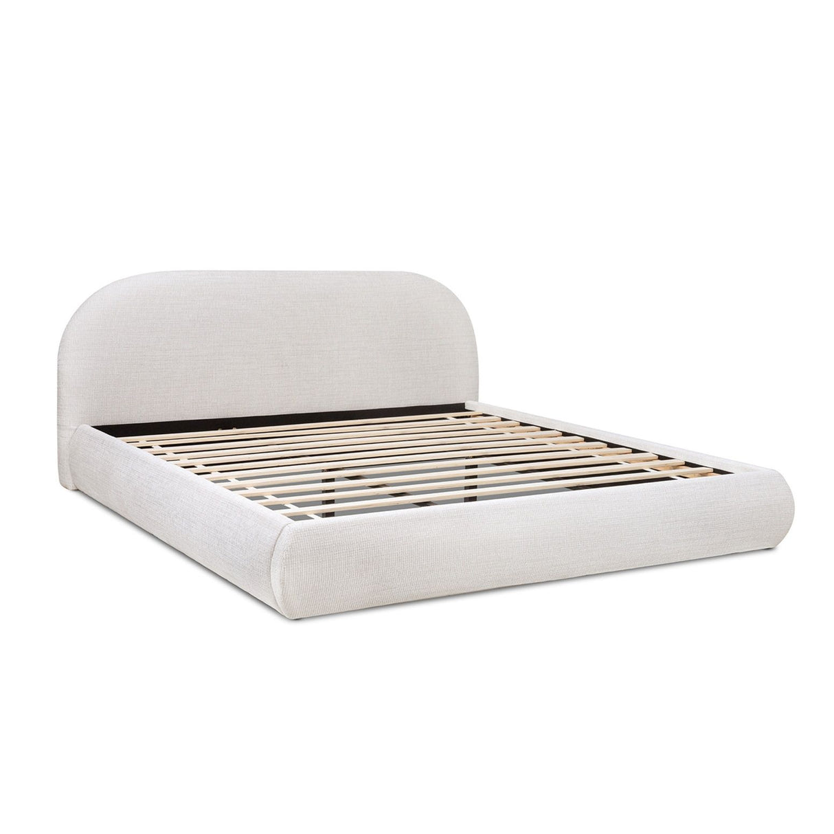 Archie Puffy Grounded - Upholstered Platform Bed