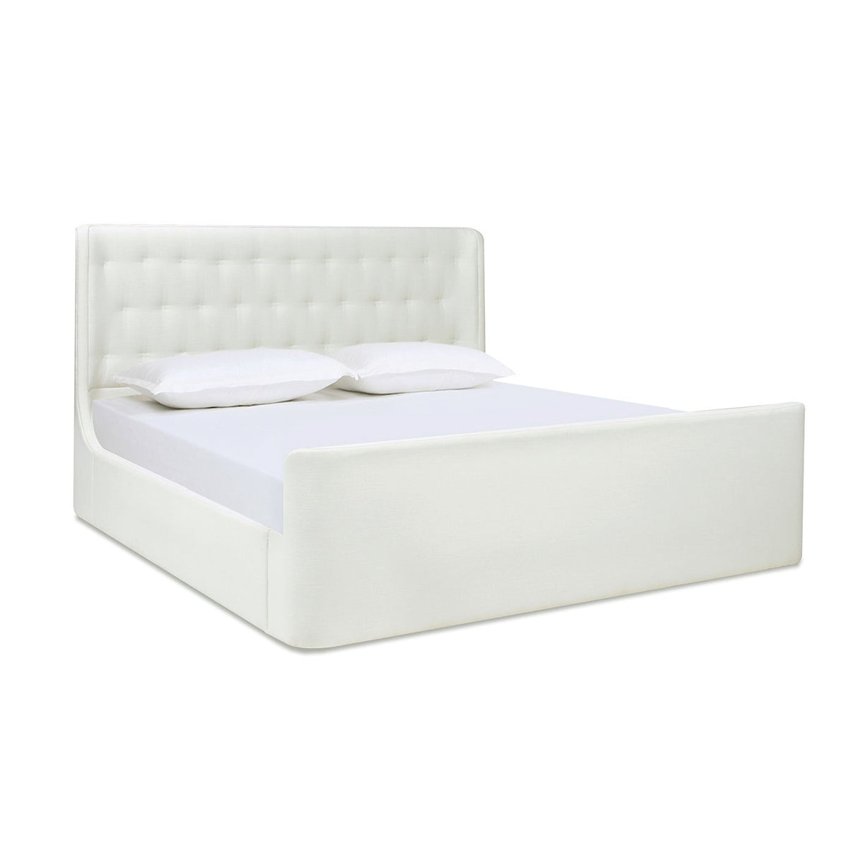 Brooks - Contemporary Tufted Shelter Platform Bed by Jennifer Taylor Home | Bel Furniture