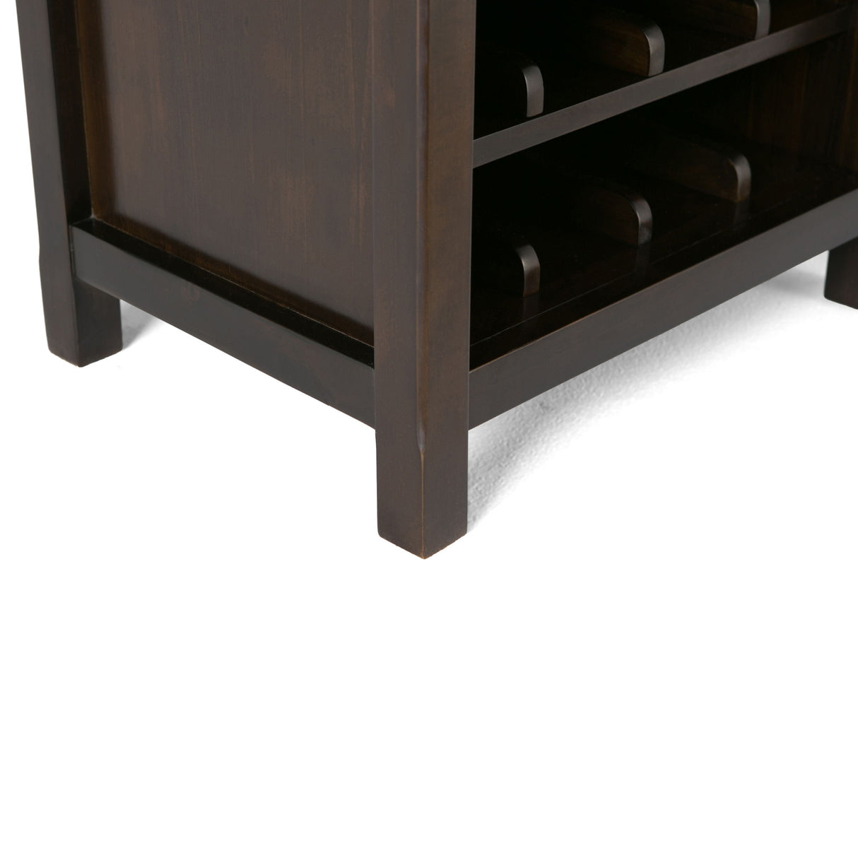 Avalon - High Storage, Wine Rack Cabinet by Simpli-Home | Bel Furniture