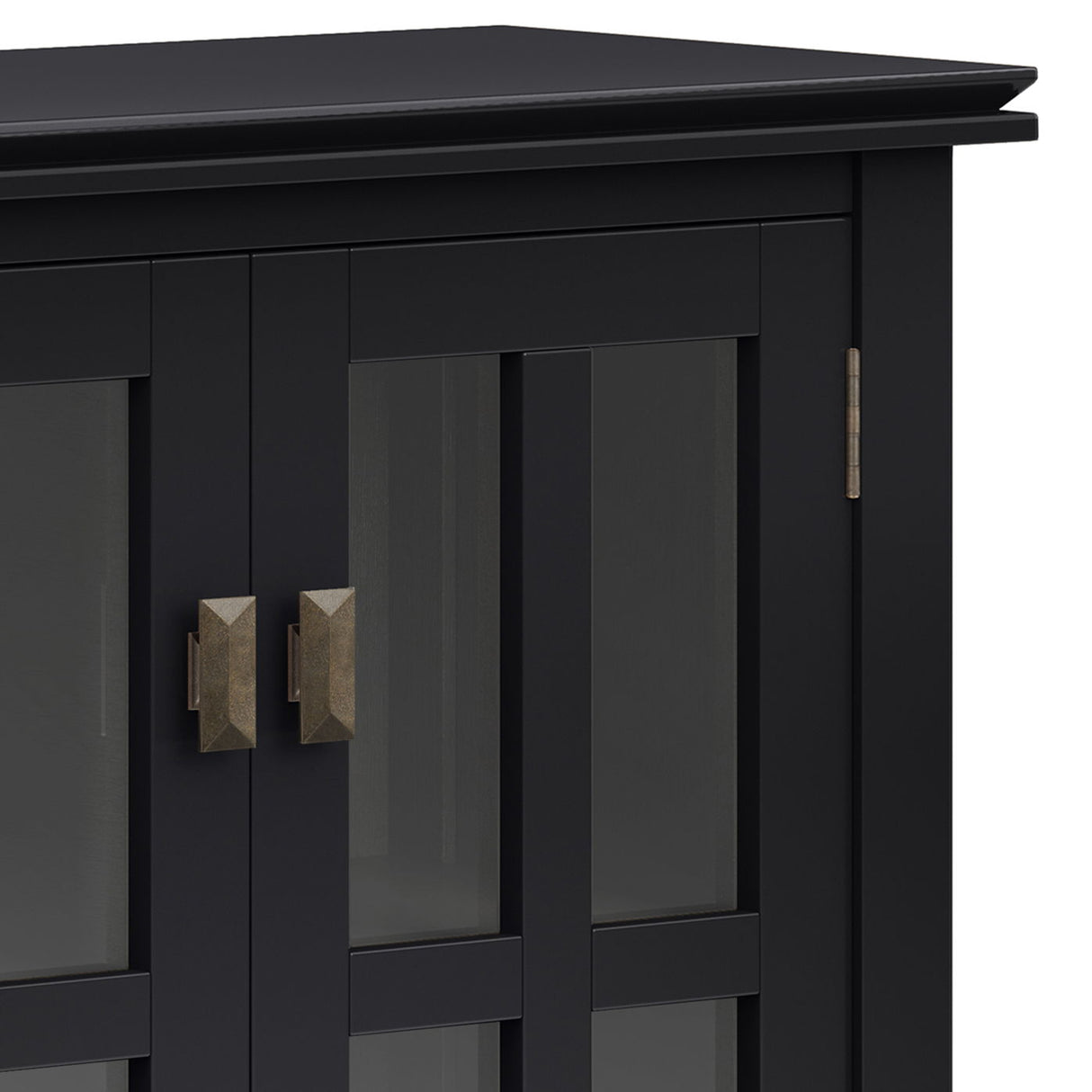 Artisan - Handcrafted Low Storage Cabinet by Simpli-Home | Bel Furniture