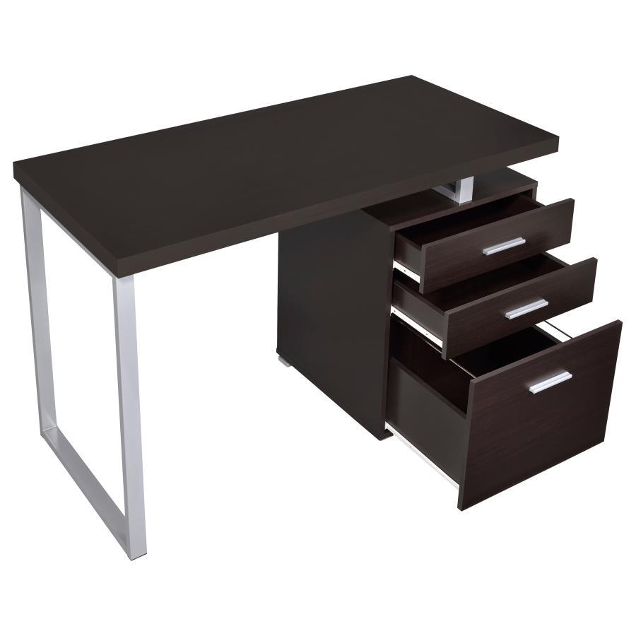 Brennan - 3-Drawer Office Computer Desk by CoasterEveryday | Bel Furniture
