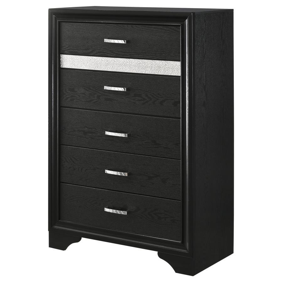 Miranda - 5-Drawer Bedroom Chest by CoasterEveryday | Bel Furniture