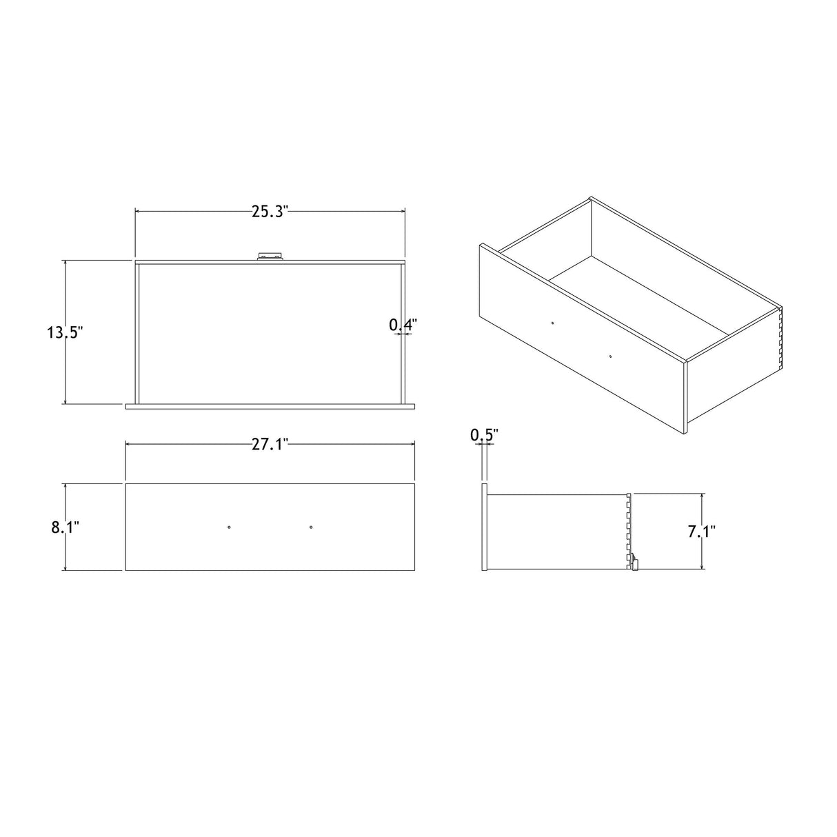 Adelaide - Dresser - Gray / Black