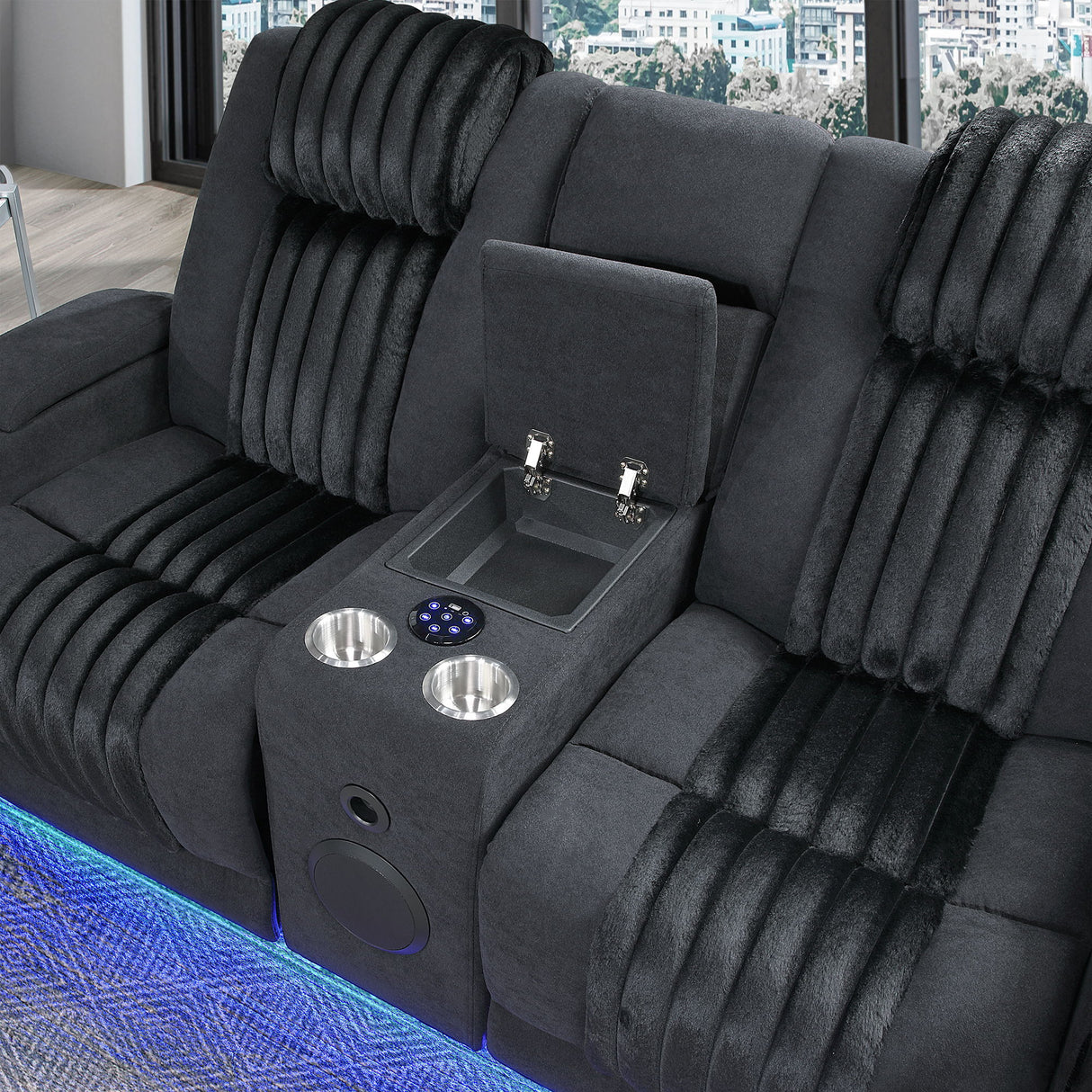 Duran - Power Reclining Loveseat With Power Headrest