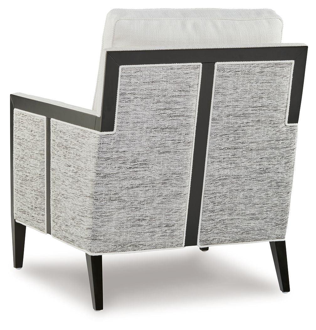 Ardenworth - Black / Ivory - Accent Chair by Signature Design by Ashley® | Bel Furniture