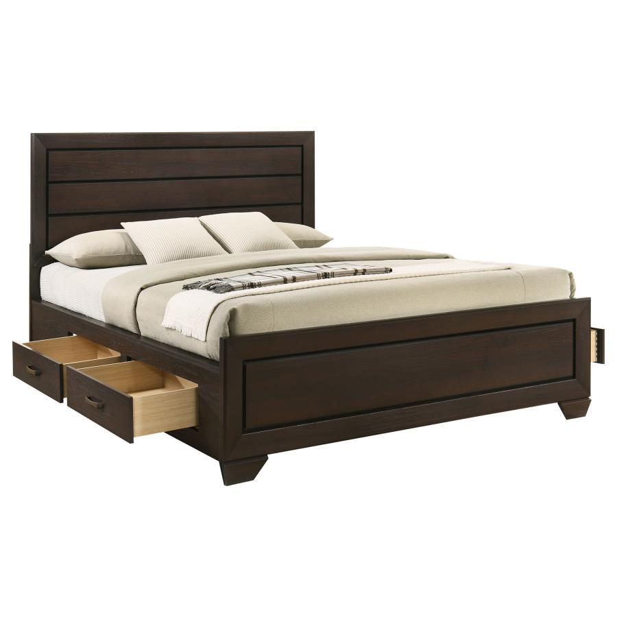 Kauffman - Wood Storage Panel Bed by CoasterEveryday | Bel Furniture