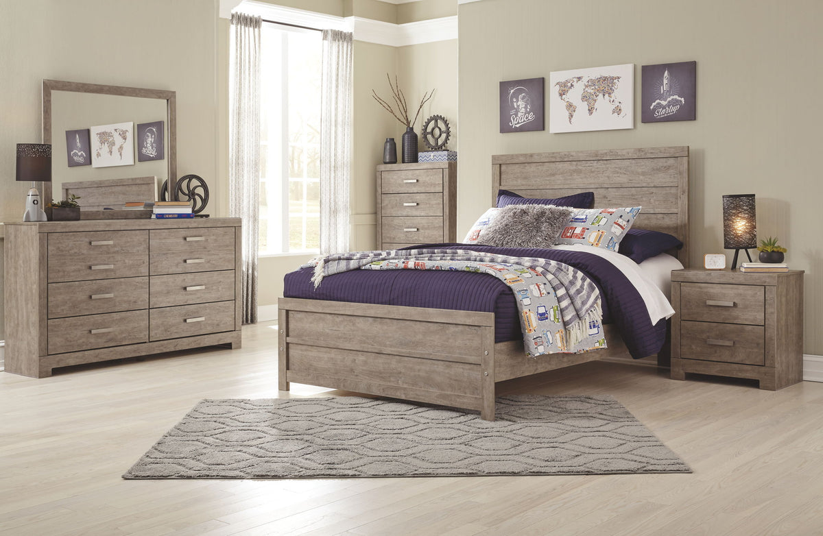 Culverbach - Full Panel Bed - Gray