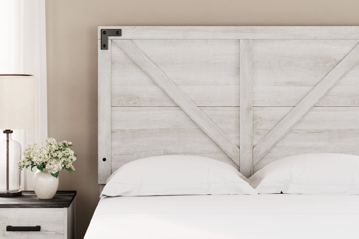 Shawburn - Crossbuck Panel Headboard by Signature Design by Ashley® | Bel Furniture