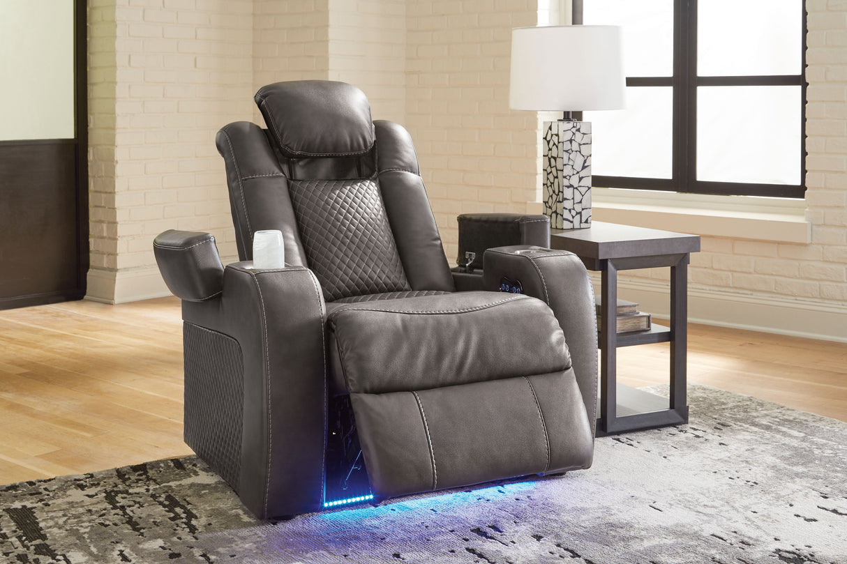 Fyne-dyme - Power Recliner/Adj Headrest by Signature Design by Ashley® | Bel Furniture