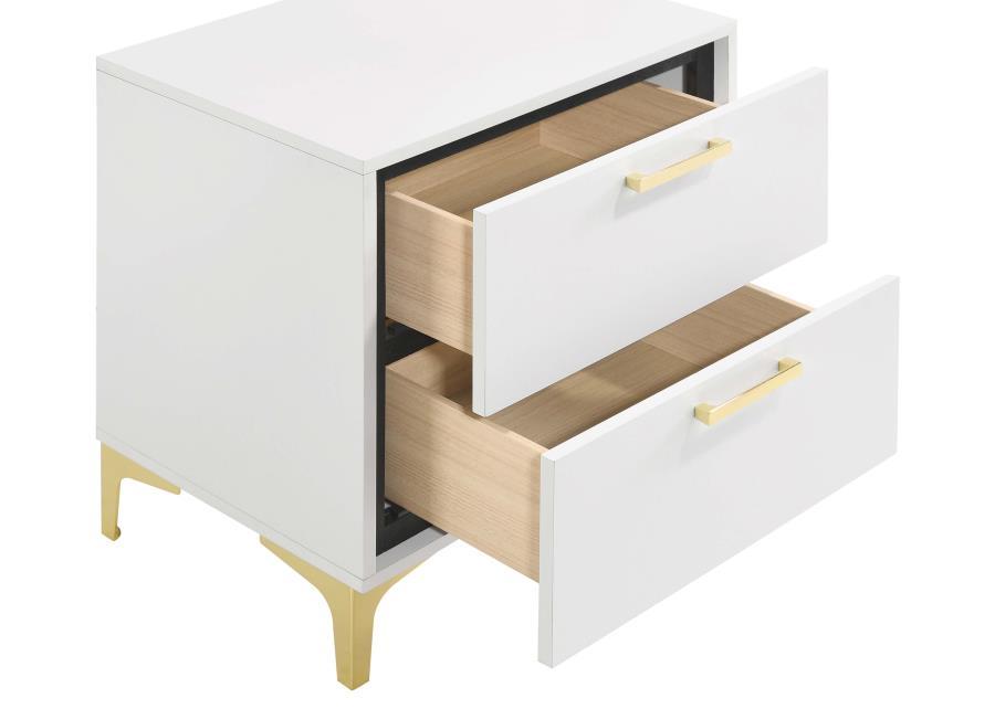 Kendall - 2-Drawer Nightstand by CoasterEveryday | Bel Furniture