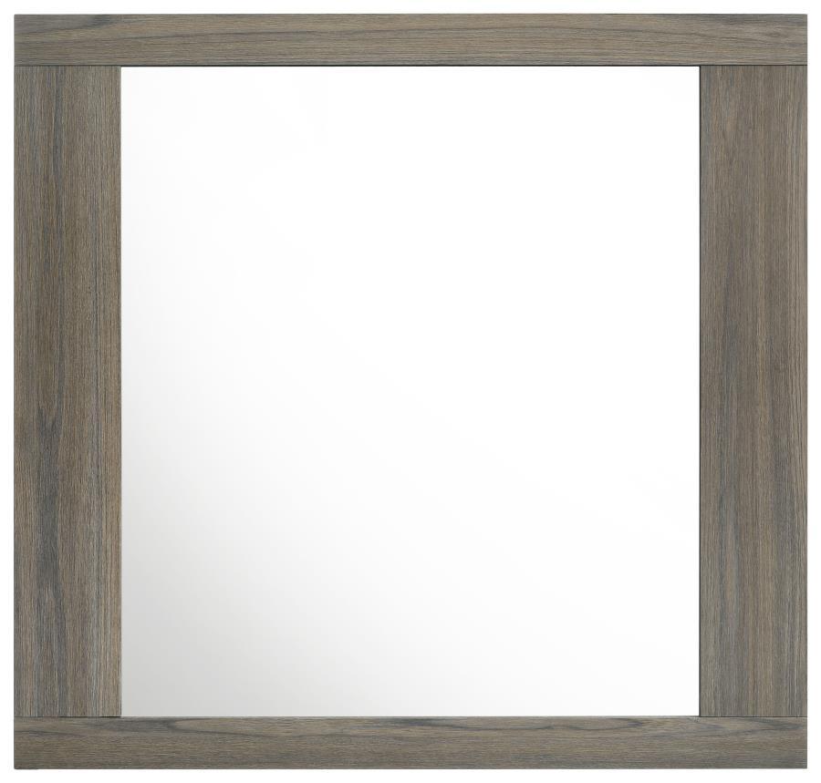 Fenwick - Dresser Mirror - - Gray Oak by Coaster Fine Furniture | Bel Furniture