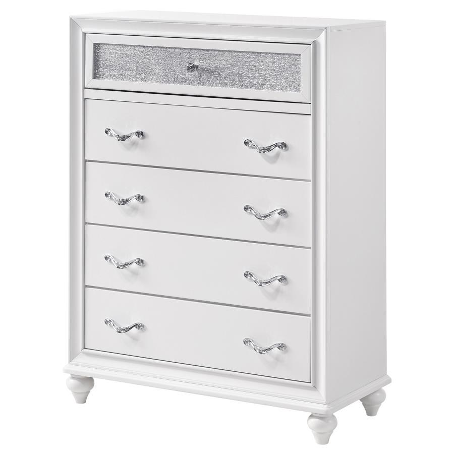 Barzini - 5-Drawer Bedroom Chest by CoasterEveryday | Bel Furniture