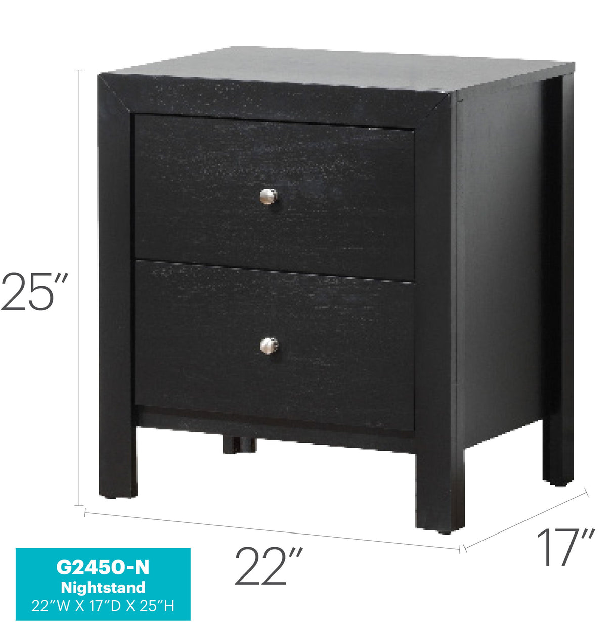 Charming Nightstand With Drawers - view 20