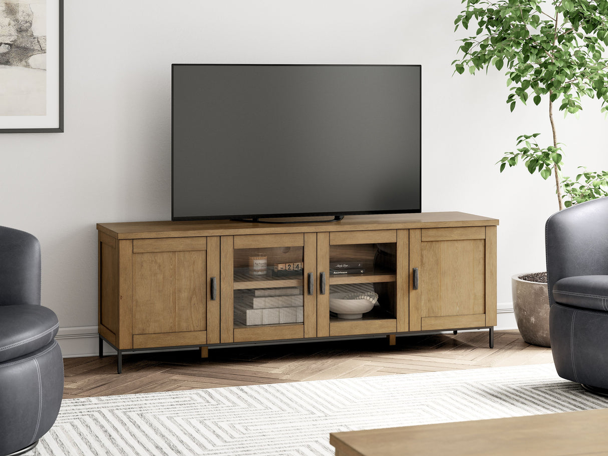 Torlanta - Brown - Extra Large TV Stand by Signature Design by Ashley® | Bel Furniture