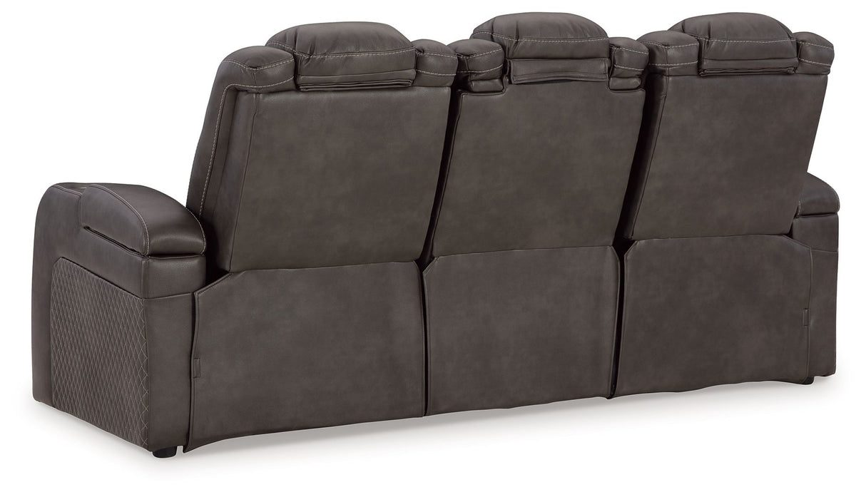 Fyne-dyme - Power Reclining Sofa With Adj Headrest by Signature Design by Ashley® | Bel Furniture