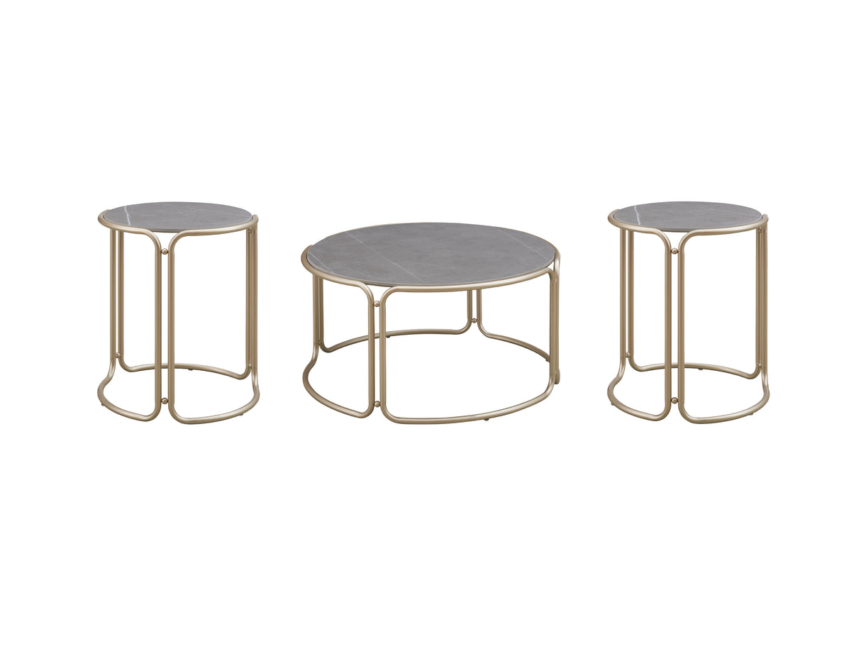 3 PIECE COFFEE TABLE SET by Mollai Collections | Bel Furniture
