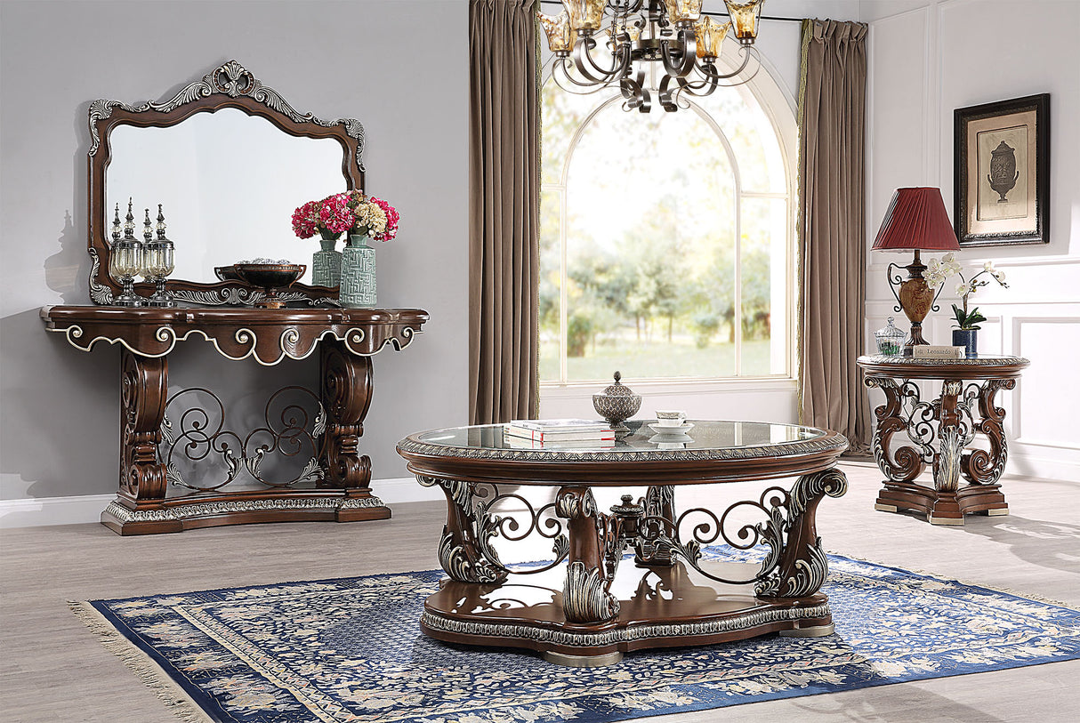 Versailles Console table with mirror by Mollai Collections | Bel Furniture