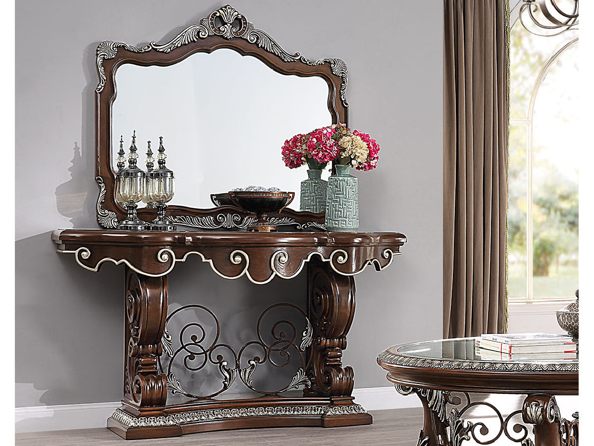 Versailles Console table with mirror by Mollai Collections | Bel Furniture