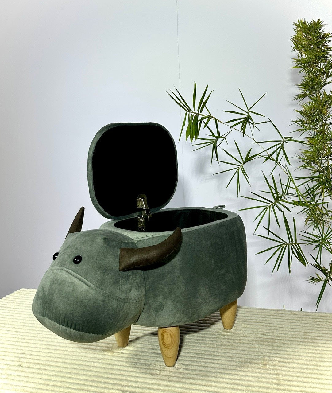 Buffalo Storage Ottoman by Mollai Collections | Bel Furniture