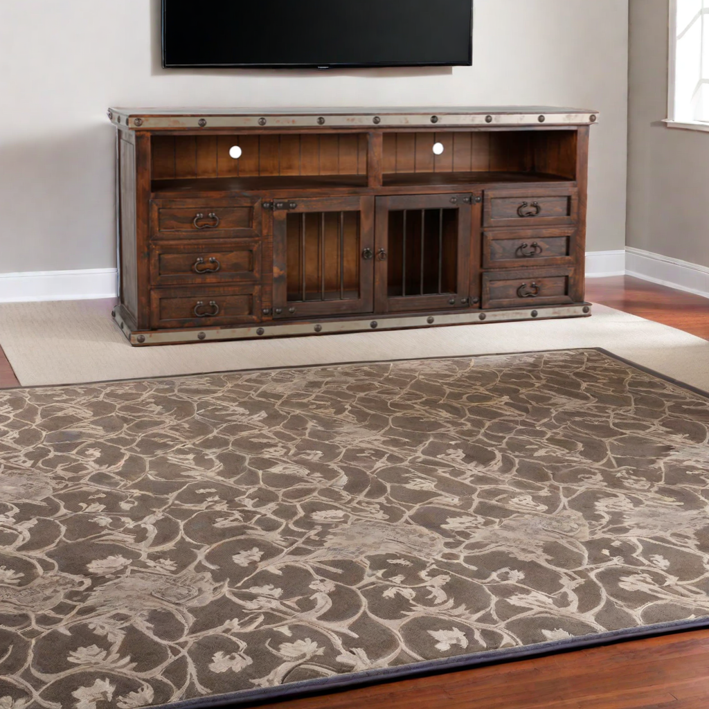 HACIENDA 80" TV STAND by Mollai Collections | Bel Furniture