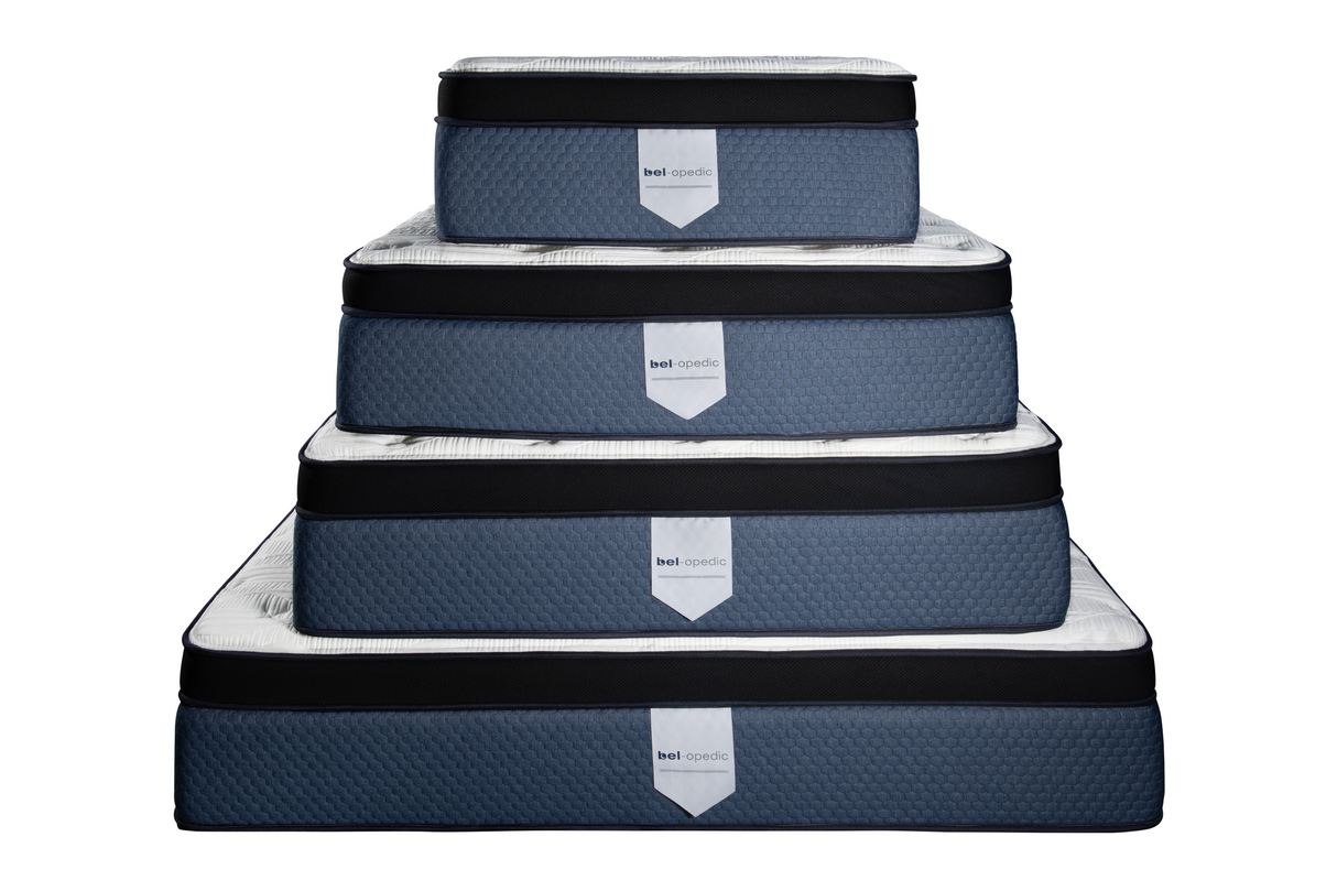 Ariana 15-Inch Medium Firm Innerspring Euro Top Mattress by Bel O Pedic | Bel Furniture