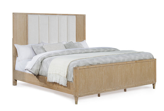 Kara Bed Cerused Natural
