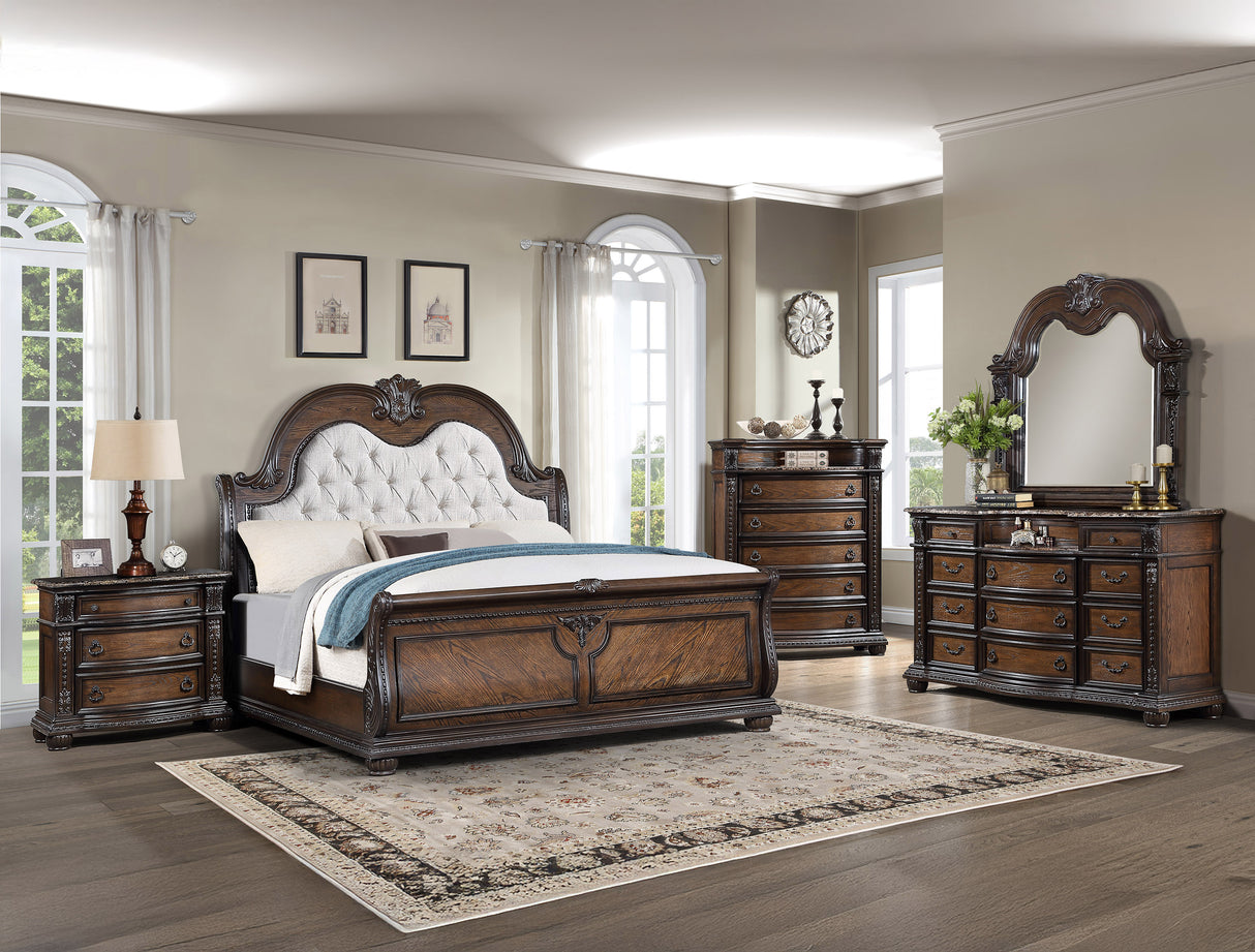 Stanley - Sleigh Bed