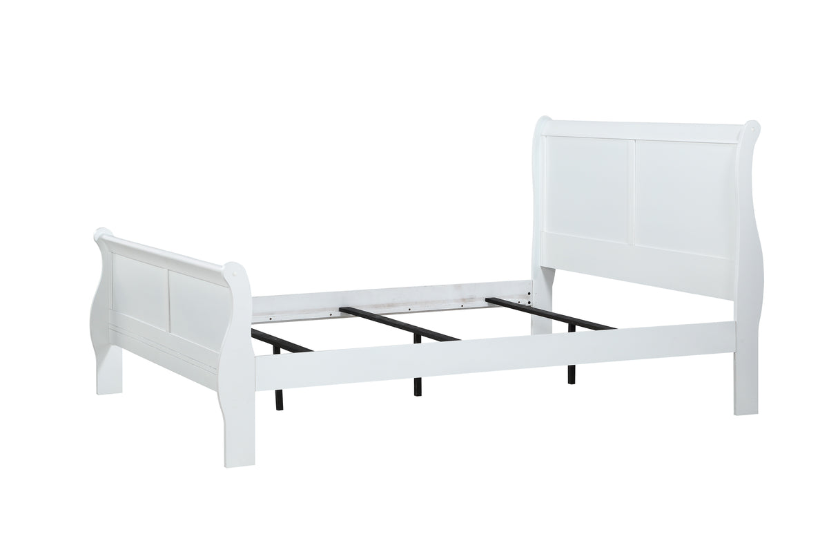Louis Philip Bed White